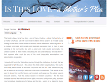 Tablet Screenshot of isthislovebook.com